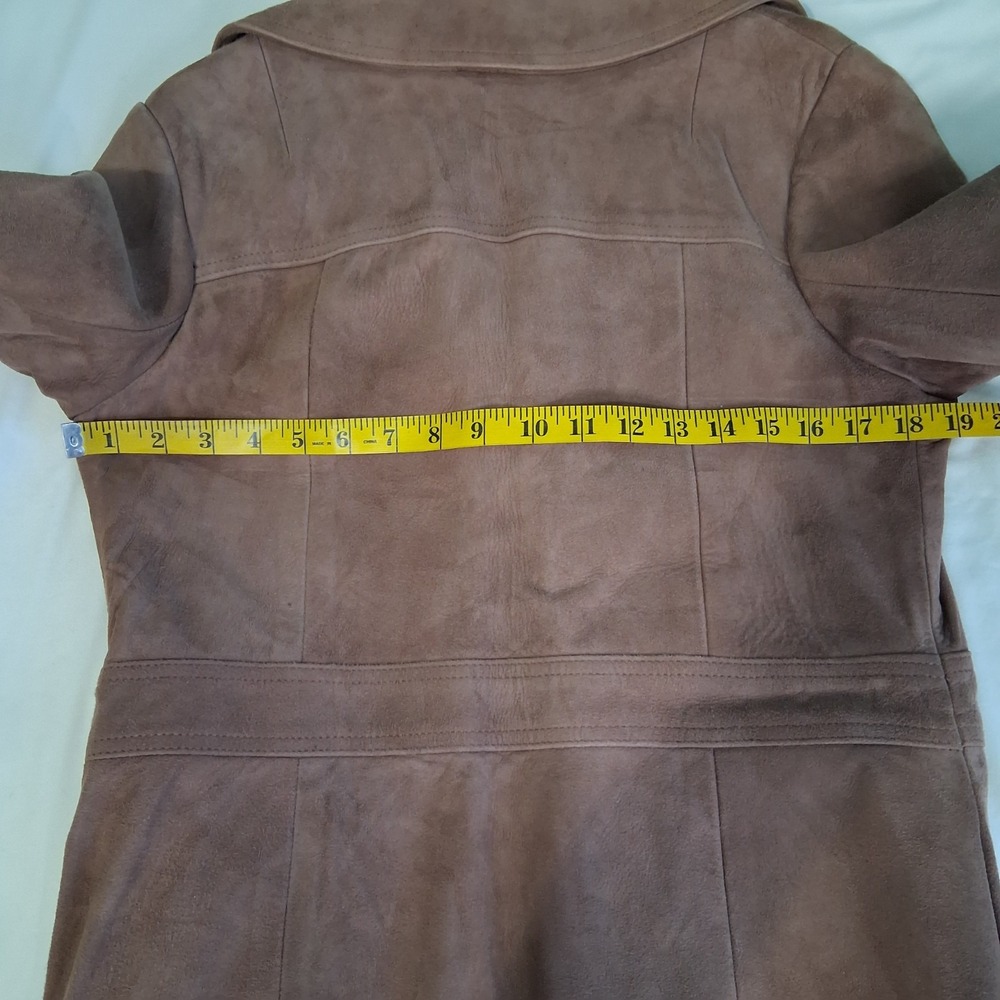 Vintage New England Sportswear Co. Leather Suede Lined Jacket Western Steampunk - Picture 4 of 16